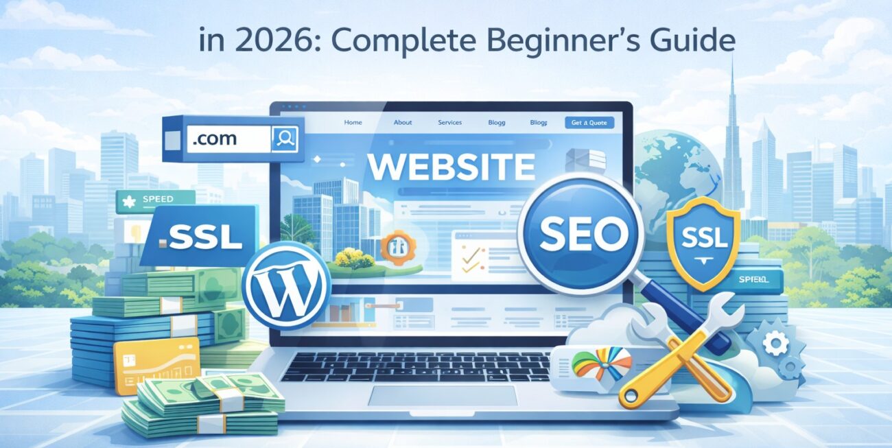 How to Create a Professional Website in 2026: Complete Beginner’s Guide