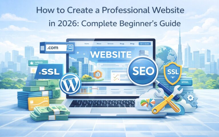 How to Create a Professional Website in 2026: Complete Beginner’s Guide