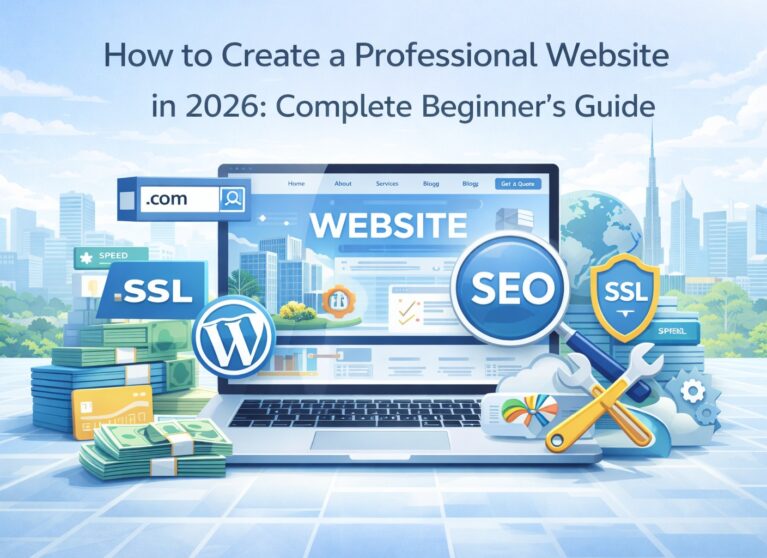 How to Create a Professional Website in 2026: Complete Beginner’s Guide