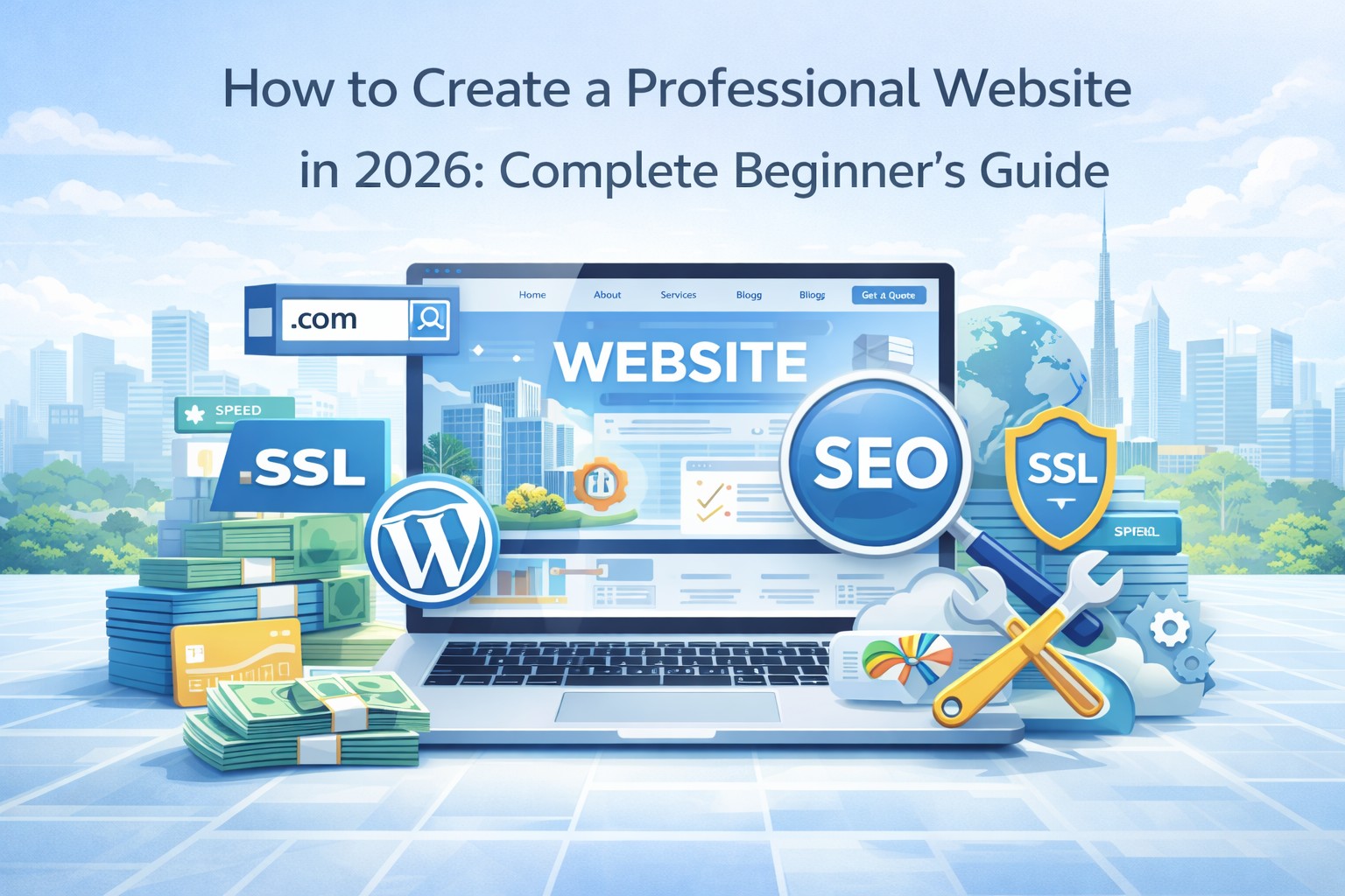 How to Create a Professional Website in 2026: Complete Beginner’s Guide